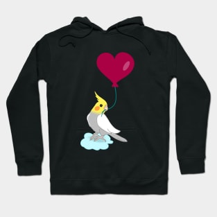 birb love valentine's Hoodie